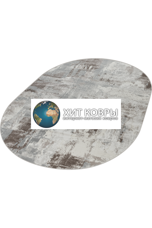 Турецкий ковер Amatis 36506 Коричневый овал